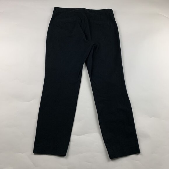 Old Navy Black Stretch Canvas High Rise Skinny Pixie Pant 10 - Picture 5 of 6